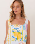 LINEN AMALFI DREAMS LONG DRESS