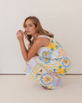 LINEN AMALFI DREAMS LONG DRESS