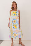 LINEN AMALFI DREAMS LONG DRESS