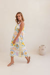 LINEN AMALFI DREAMS LONG DRESS