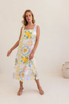 LINEN AMALFI DREAMS LONG DRESS