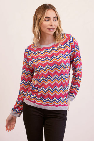SASHA ZIG ZAG SWEATER