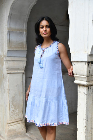 MAYA SMOCKED DRESS