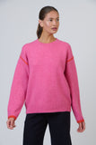 JUMPER PINK WITH ORANGE TRIM