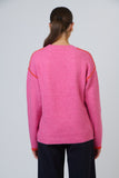 JUMPER PINK WITH ORANGE TRIM