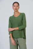 CASHMERE GREEN JUMPER