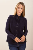 BOILED WOOL HIGH COLLAR VEST