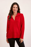 MERINO POLO SWEATER