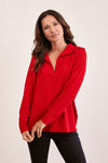 MERINO POLO SWEATER