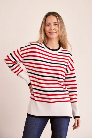 MERINO STRIPE SWEATER