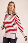 MERINO STRIPE SWEATER