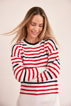 MERINO STRIPE SWEATER