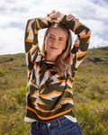 CASHMERE FLORAL SWEATER