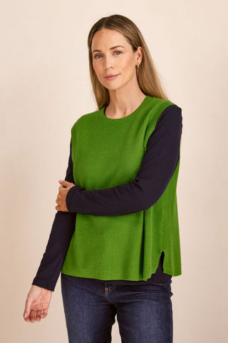 RIB VEST PEAR