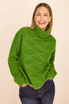 WAVE KNIT SWEATER