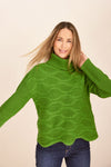 WAVE KNIT SWEATER