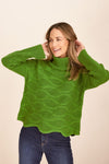WAVE KNIT SWEATER