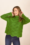 WAVE KNIT SWEATER