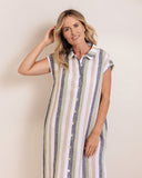 LINEN STRIPE DRESS