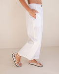 COTTON ELASTIC WAIST PANT