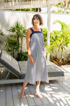 COTTON PINAFORE DRESS
