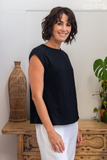 COTTON SLUB EXT SLEEVE TEE