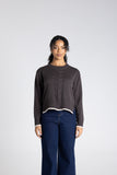 CABLE KNIT WITH TIPPING
