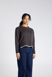 CABLE KNIT WITH TIPPING