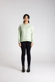 RAW EDGE SWEATER WITH SEQUINS