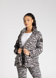 ZEBRA PRINT SPRAY JACKET