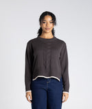 CABLE KNIT WITH TIPPING