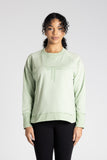 RAW EDGE SWEATER WITH SEQUINS