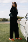 LAY BACK PANT BLACK