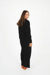 LAY BACK PANT BLACK
