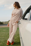 LAY BACK PANT STONE