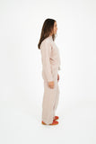 LAY BACK PANT STONE
