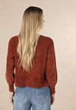 CHENILLE JUMPER RUST