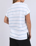 ALLISON STRIPE TEE BLUE