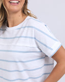 ALLISON STRIPE TEE BLUE