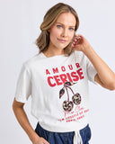 AMORE CERISE TEE