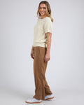 BLAIR SHORT SLEEVE KNIT WHITE