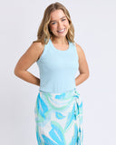 IRIS TANK PALE BLUE