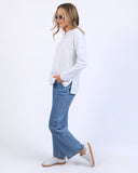 JAYNE THROW ON TOP WHITE