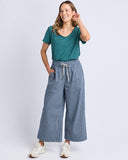 JULIA PINSTRIPE DENIM PANT