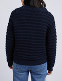 LINDEN OPEN COLLAR KNIT