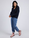 LINDEN OPEN COLLAR KNIT