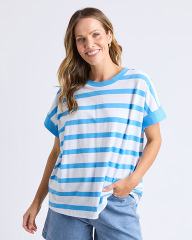 MADDISON TEE AZURE