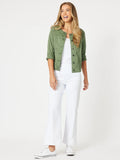 MADDY PULL ON WIDE LEG JEAN WHITE