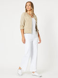 MADDY PULL ON WIDE LEG JEAN WHITE