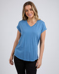 MANLY VEE TEE BLUE